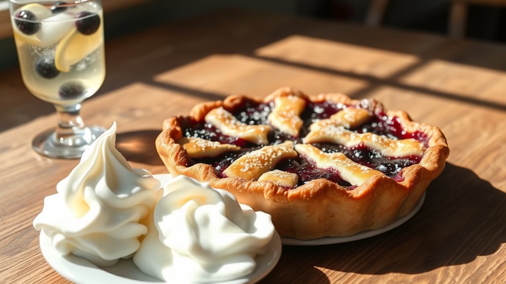 serve with creamy accompaniments