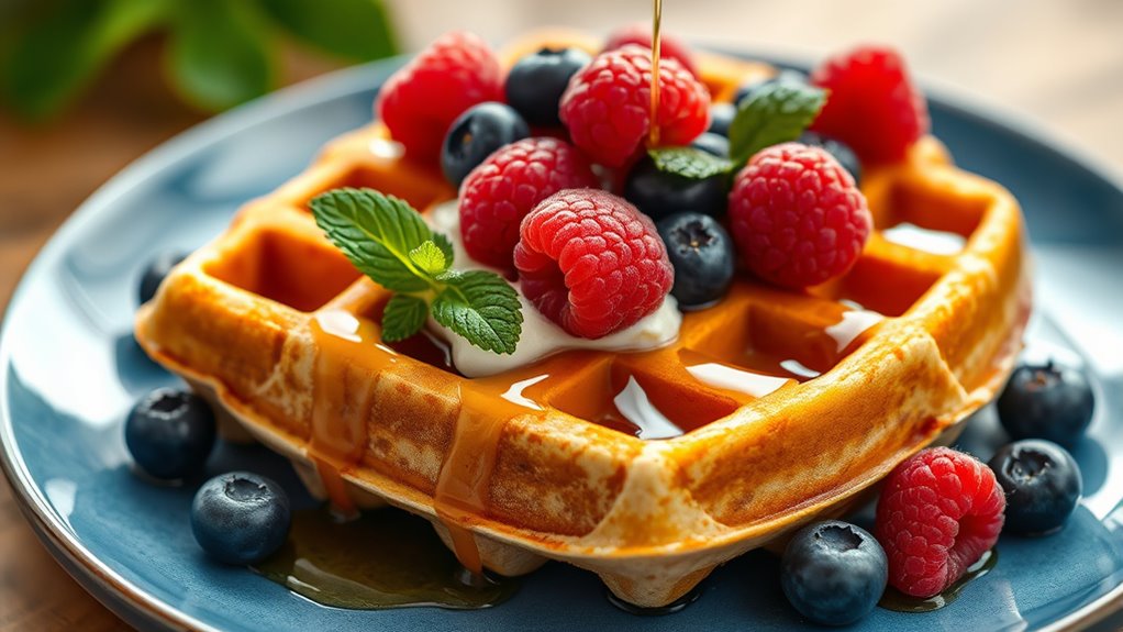 serve with creative toppings