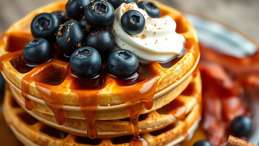 serve with creative toppings