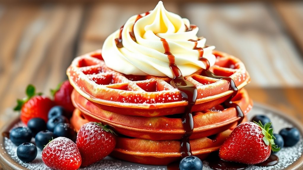 serve with creative toppings
