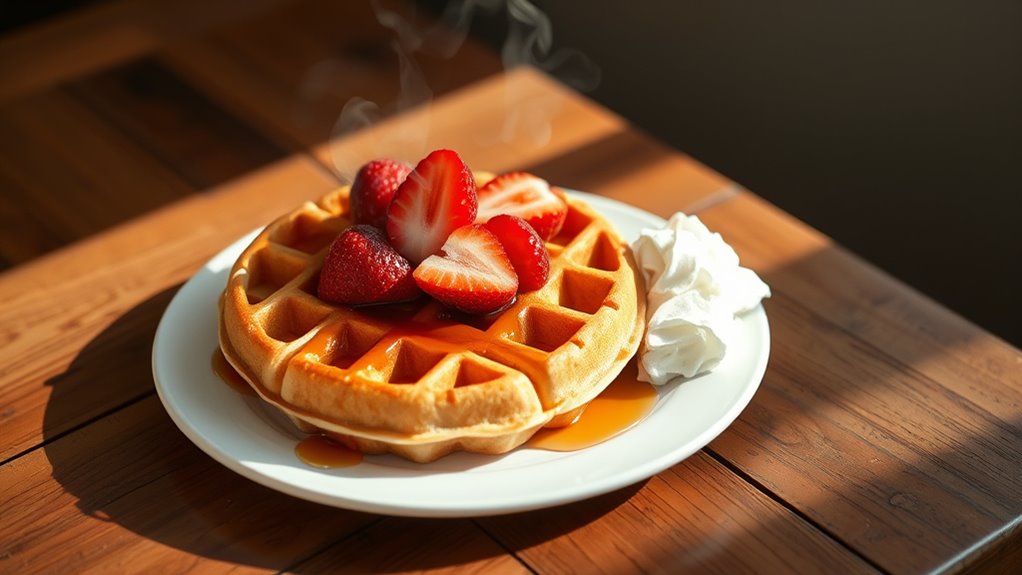 serve with creative toppings