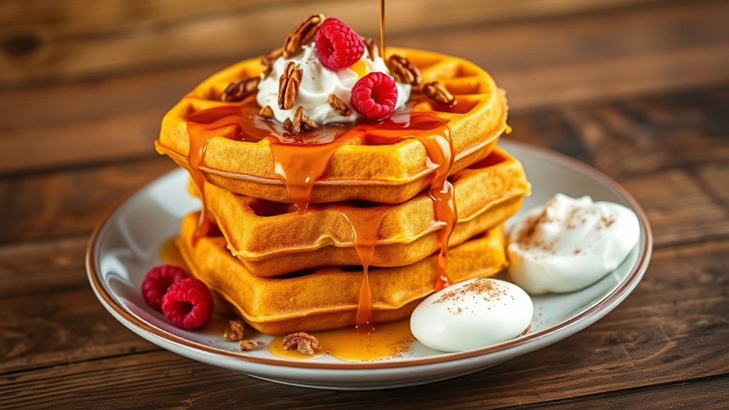 serve with creative toppings