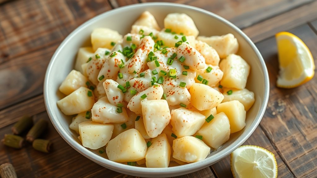 serve with fresh garnishes