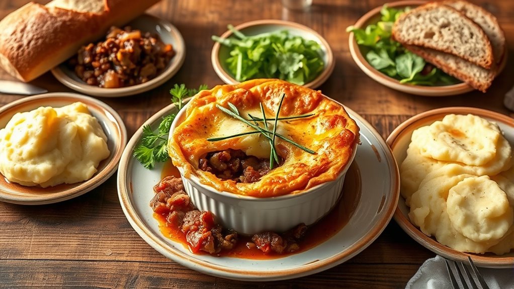 serve with fresh herbs