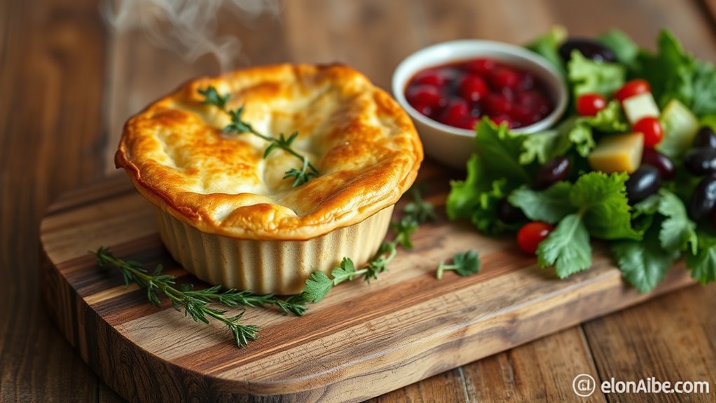 serve with fresh herbs