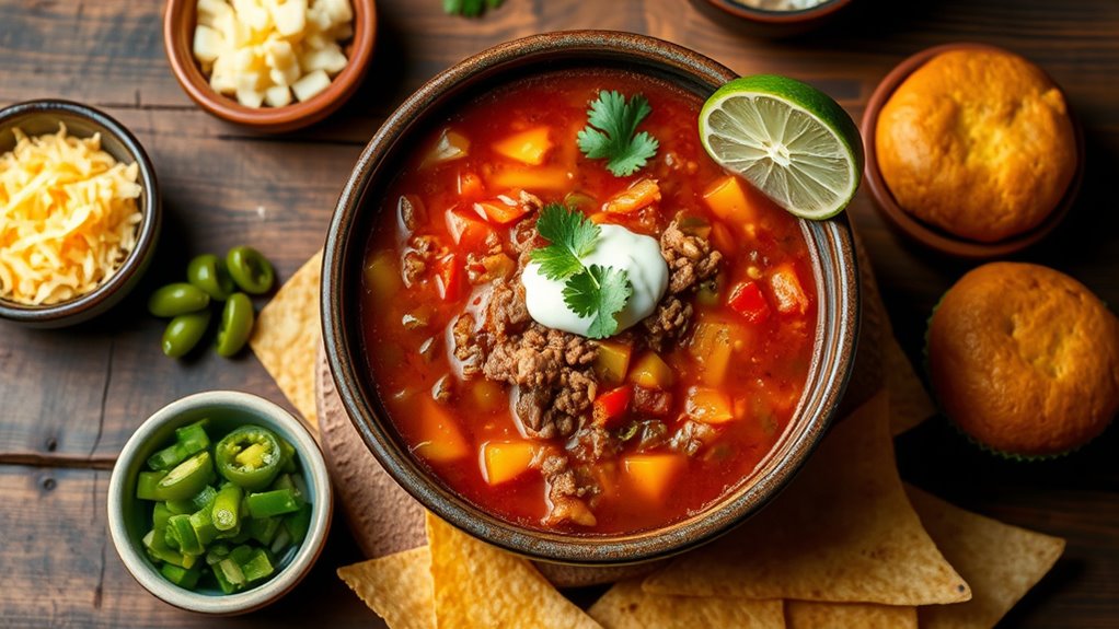 serve with garnishes confidently