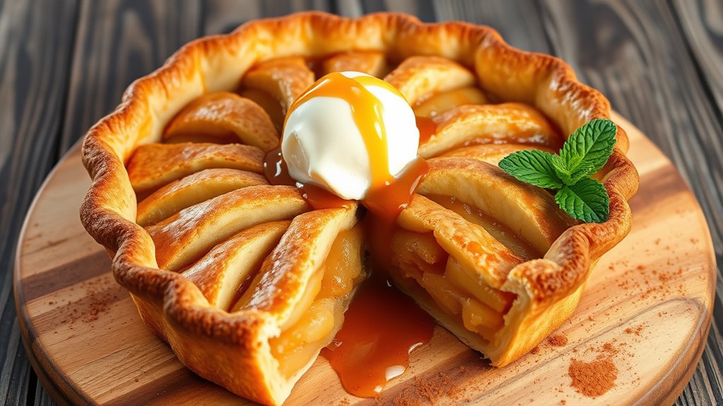 serve with ice cream