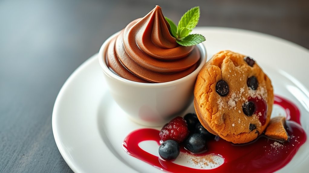 serve with indulgent flair