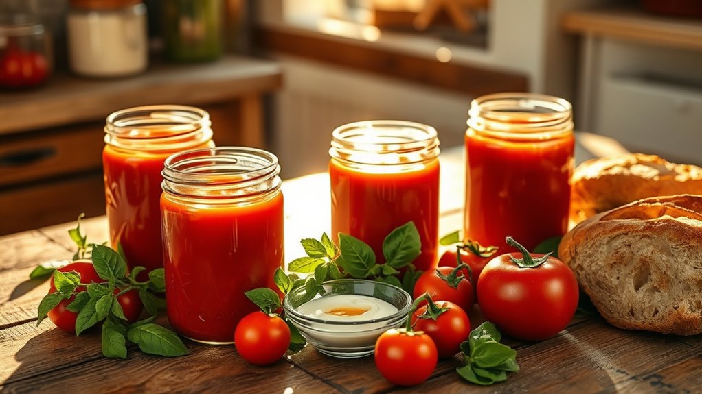 serve with intentional garnishes