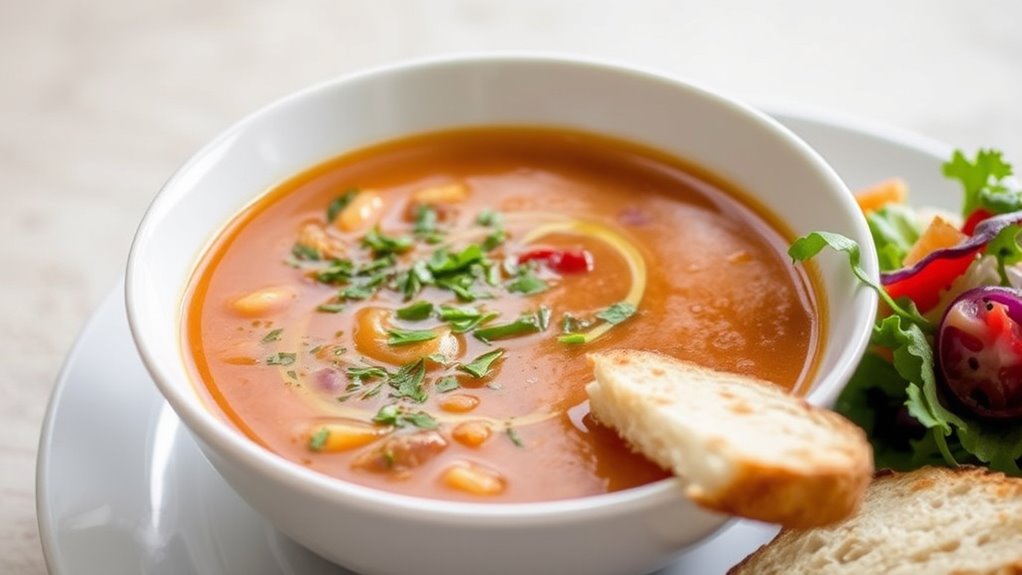 serve with simple accompaniments