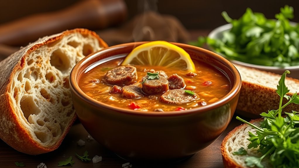 serve with thoughtful accompaniments