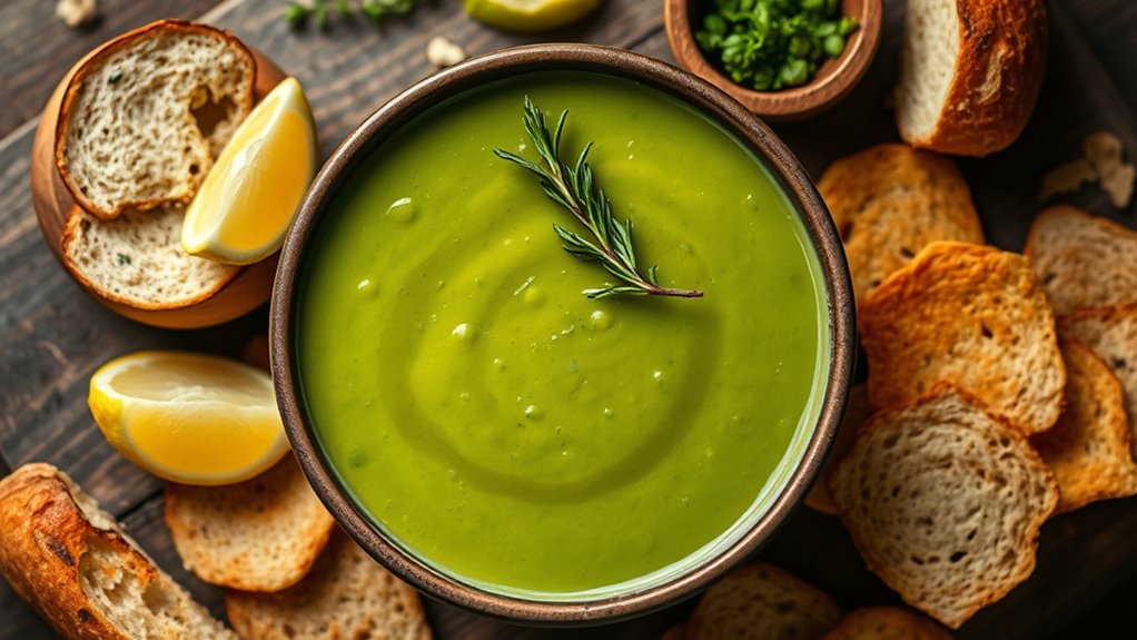 serve with thoughtful garnishes