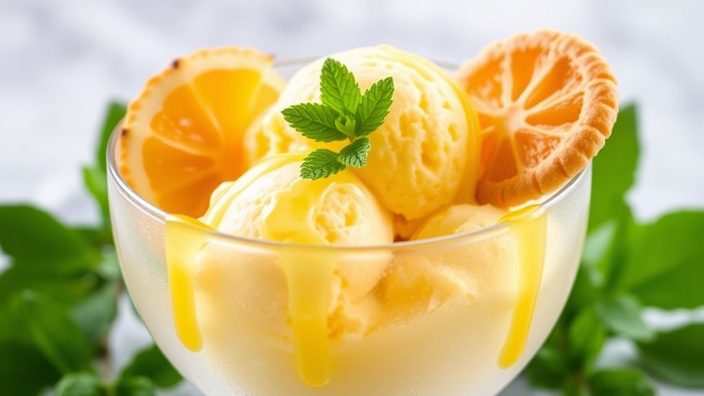 serve with tropical flair