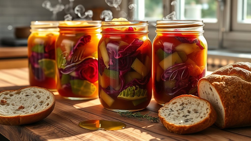 serve with vibrant garnishes