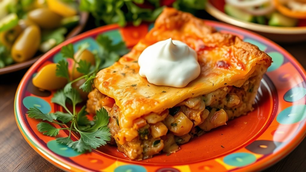 serve with vibrant garnishes