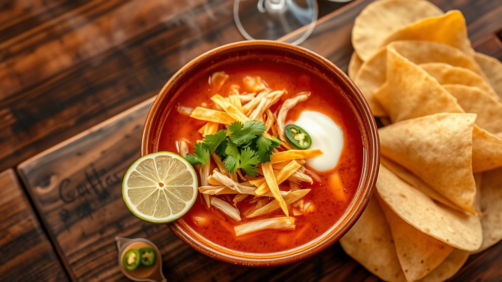 serve with vibrant garnishes