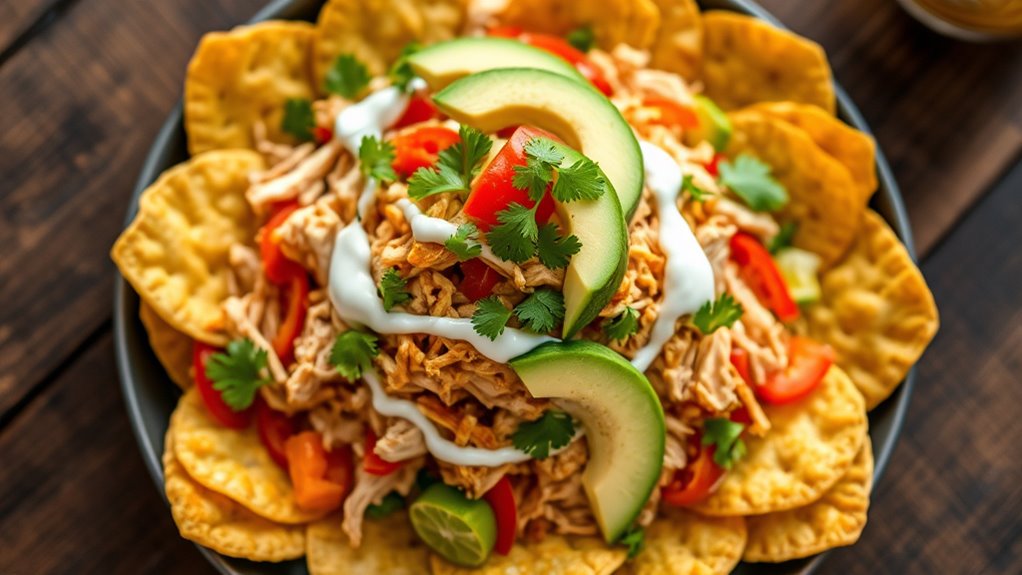 serve with vibrant presentation