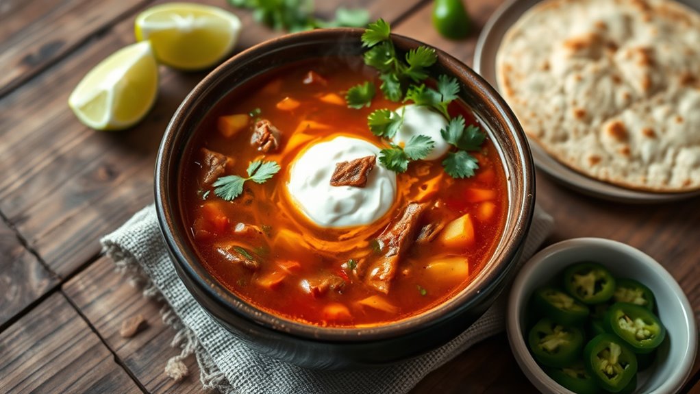 serve with vibrant toppings