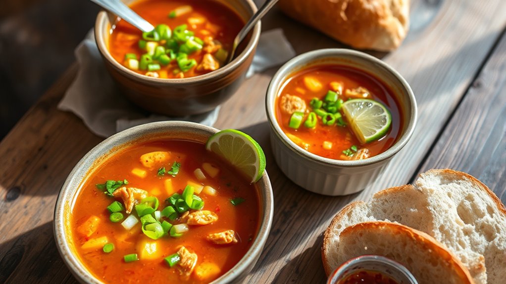 serve with vibrant toppings