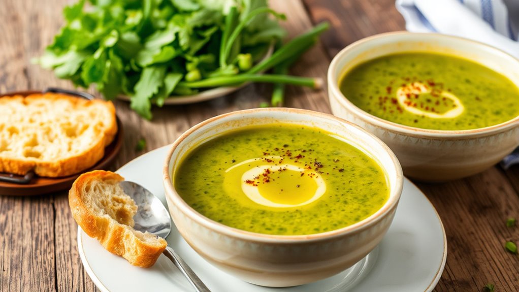 serve with warmth and garnishes
