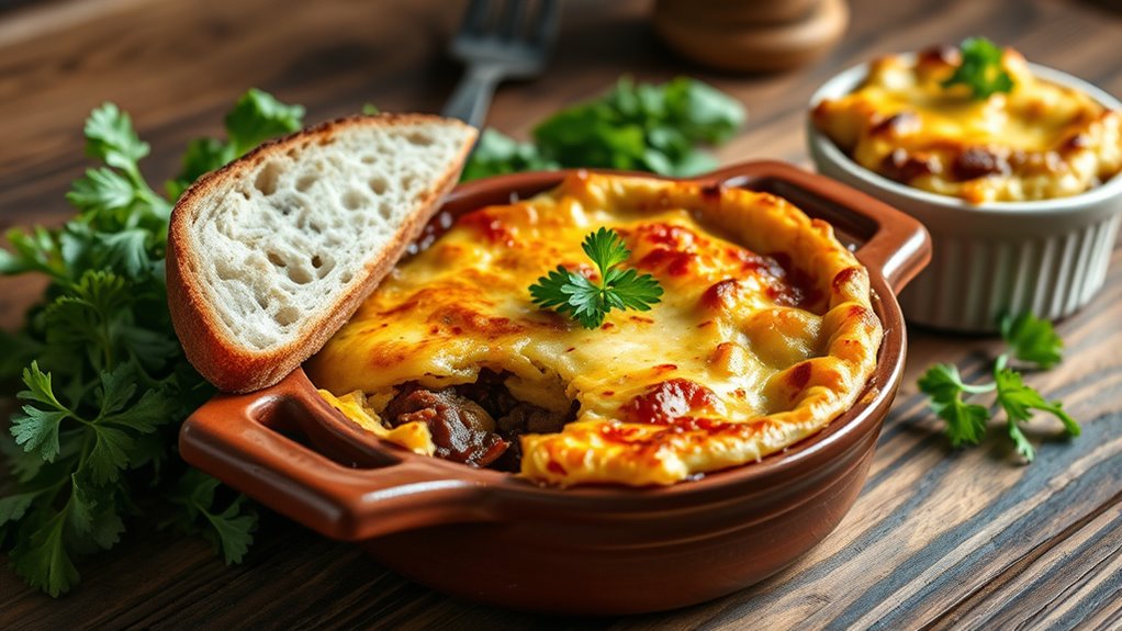 serving shepherd s pie elegantly