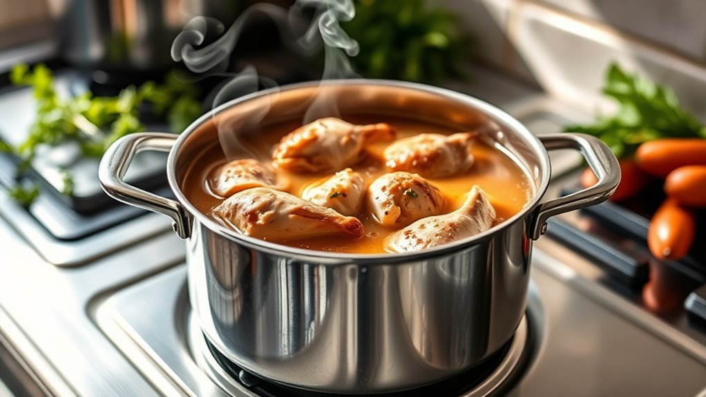 simmer flavor clarify enjoy
