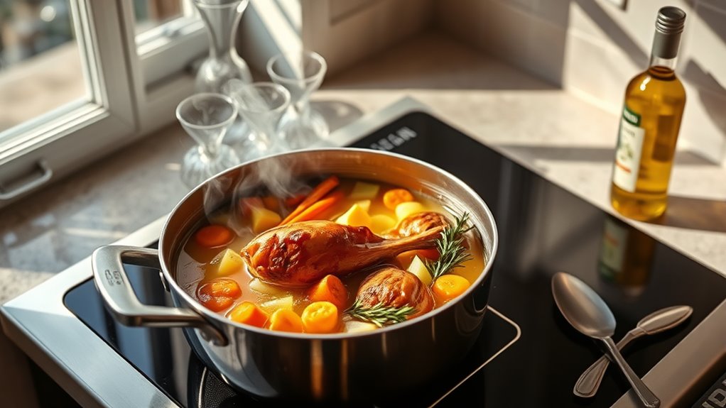 simmer pheasant for tenderness