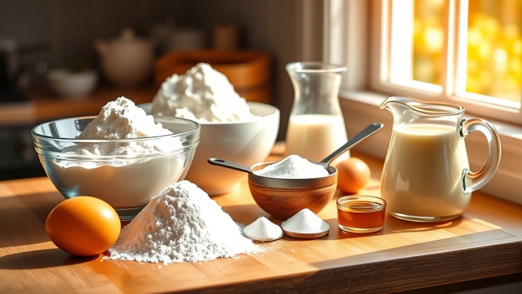 simple belgian waffle ingredients