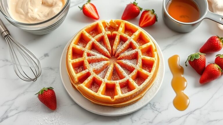 simple belgian waffle recipe