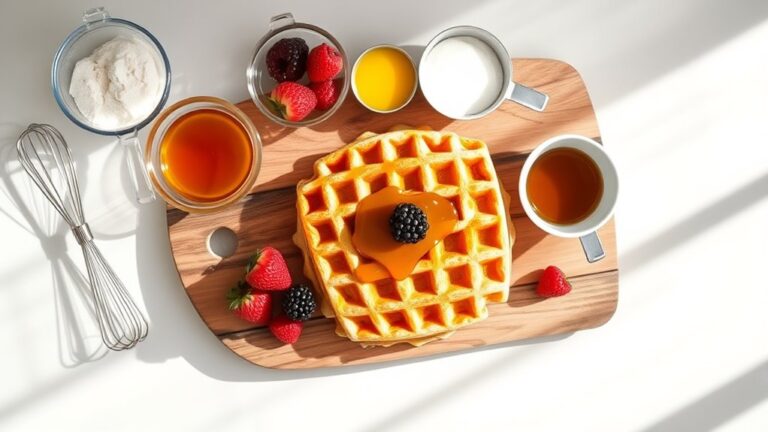 simple waffle breakfast recipe