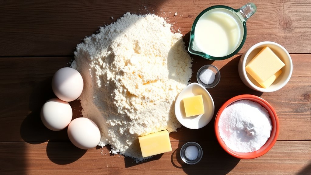 simple waffle ingredient list