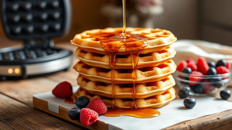 simple waffle recipe steps