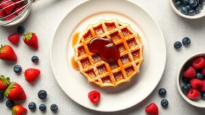 single serving waffle recipe