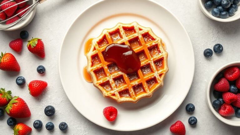 single serving waffle recipe