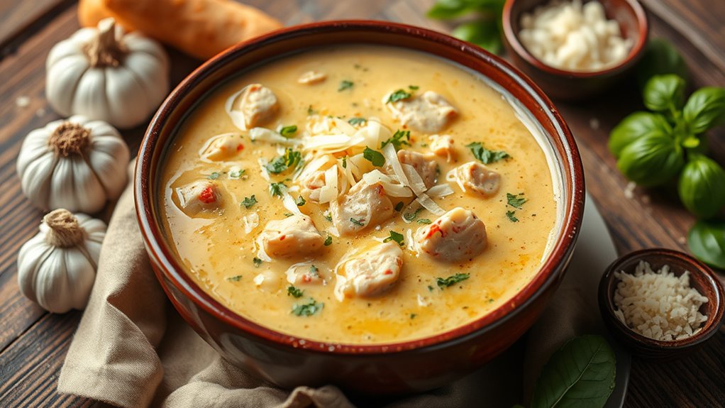 slow cooked flavorful creamy soup