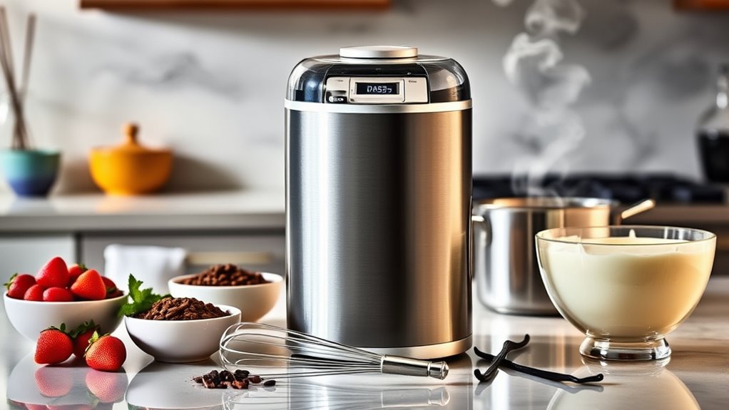 slowly create flavorful ice cream
