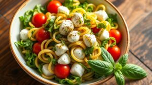 smoked mozzarella pasta salad