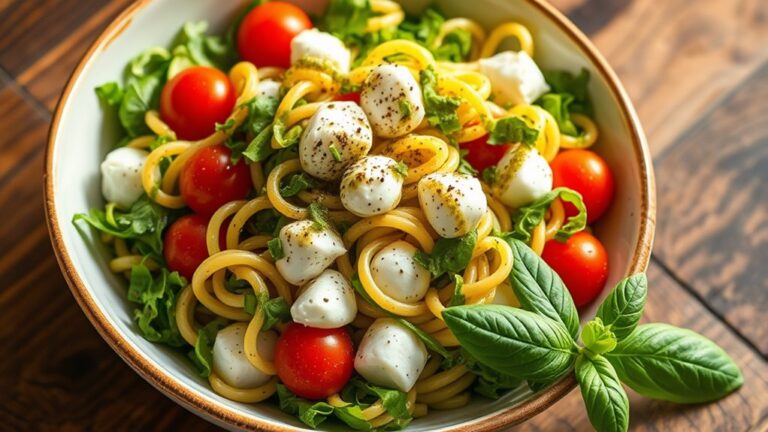 smoked mozzarella pasta salad