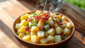 smoky flavorful potato salad