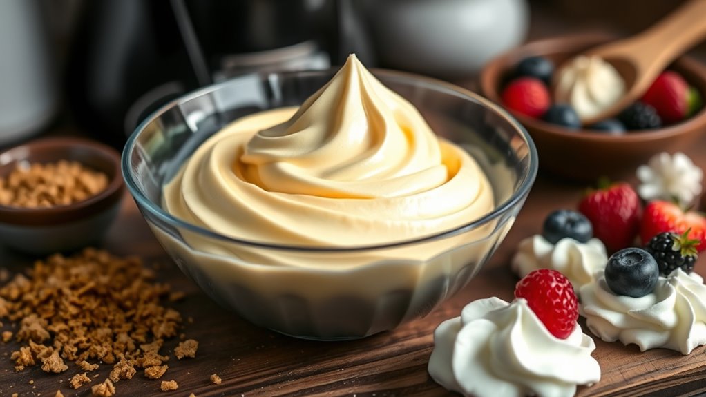 smooth balanced cheesecake preparation