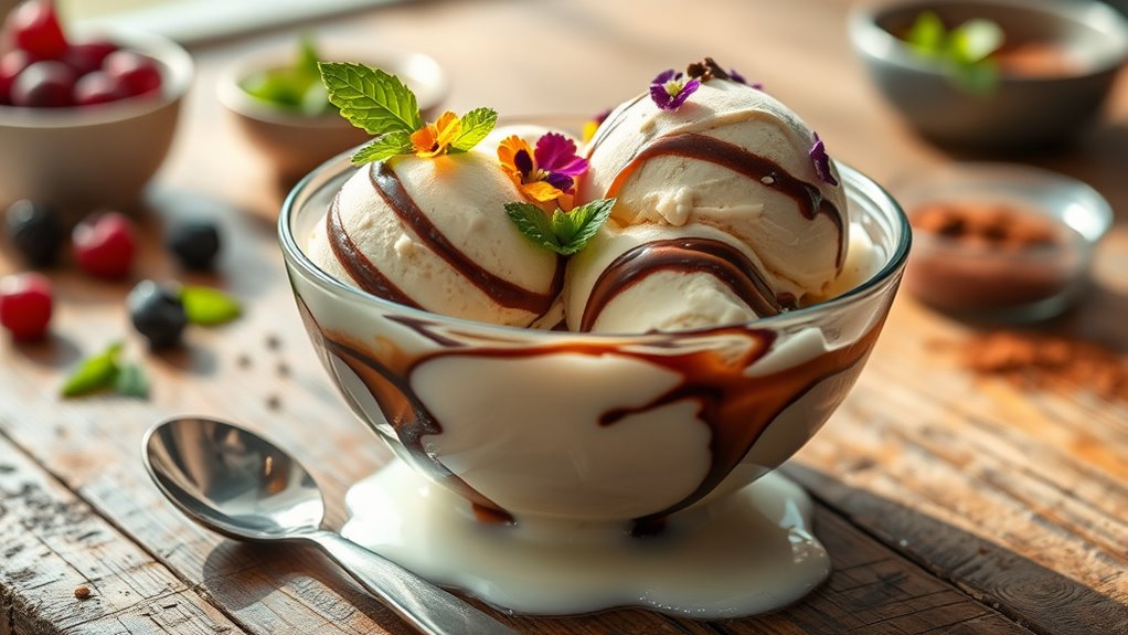 smooth scoopable ice cream