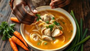 soulful chicken noodle soup
