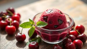 sour cherry ice cream