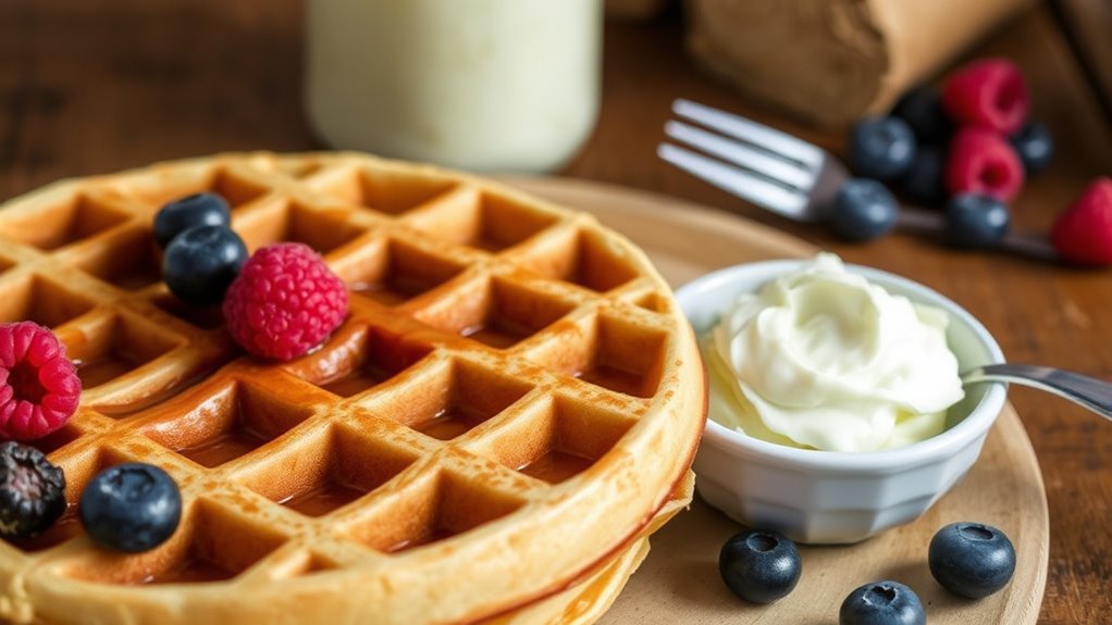 sourdough discard waffle recipe