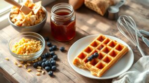 sourdough discard waffle recipe