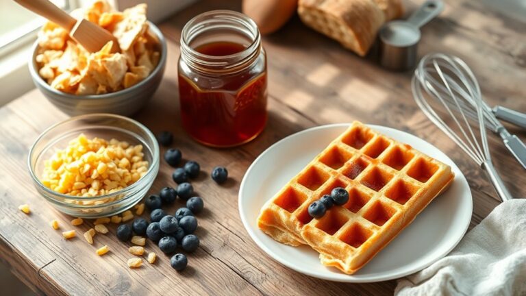 sourdough discard waffle recipe