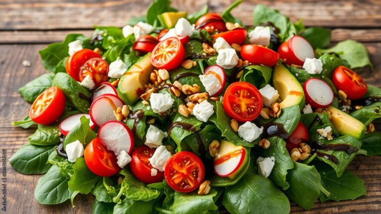 spinach and arugula salad