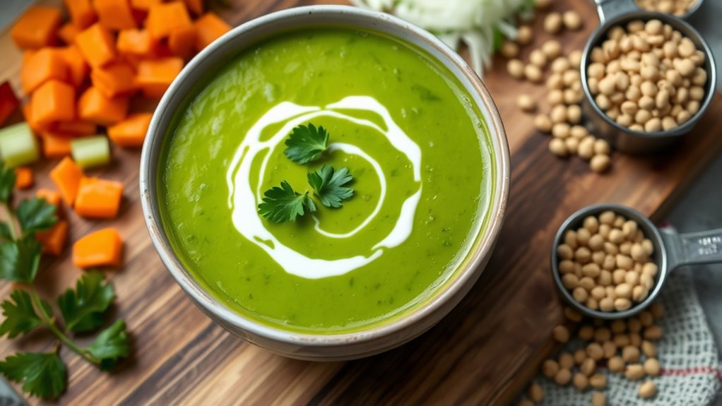 split pea soup ingredients
