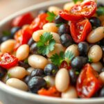 sun dried tomato bean salad