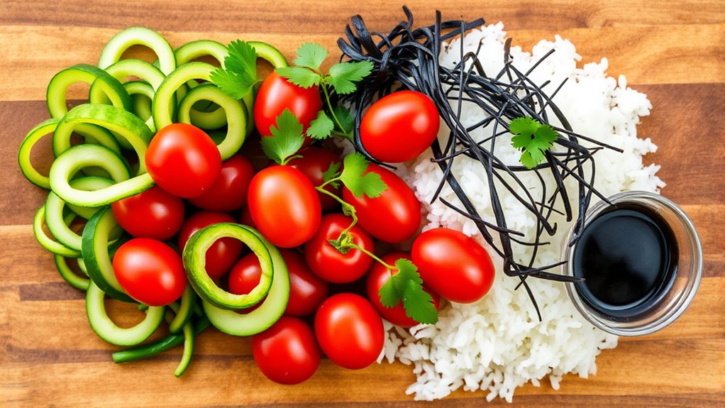 sushi salad preparation techniques